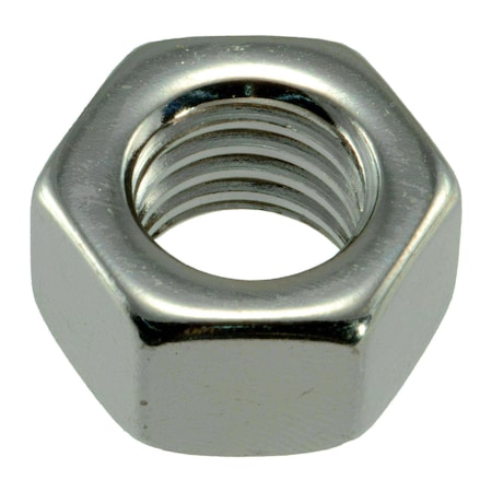 Midwest Fastener Hex Nut, 1/2"-13, 18-8 Stainless Steel, Not Graded, Plain, 4 PK 33367
